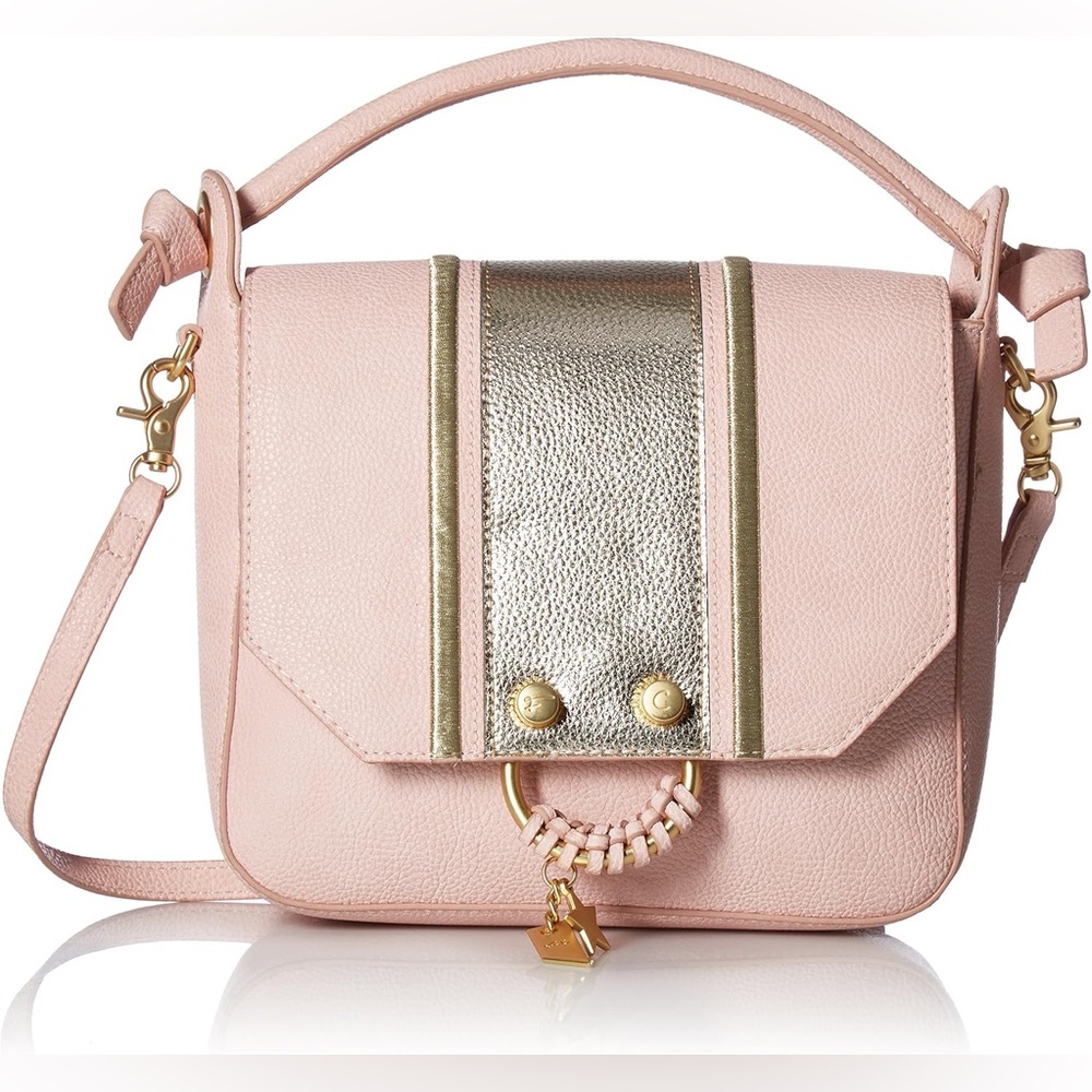 New Foley + Corinna Reese Satchel in Peony Crossbody Purse